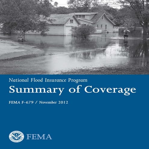 NFIP National Flood Insurance Program | PDF