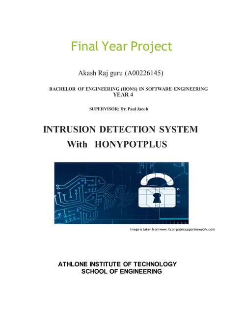Final Year presentation