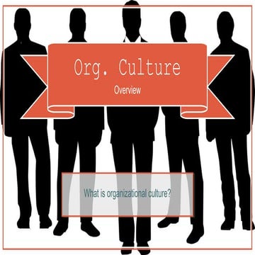 Organizational Culture