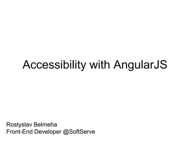 Accessibility