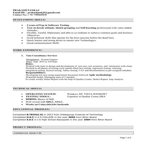 Software Tester & QA