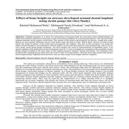 International Journal of Engineering Research and Development