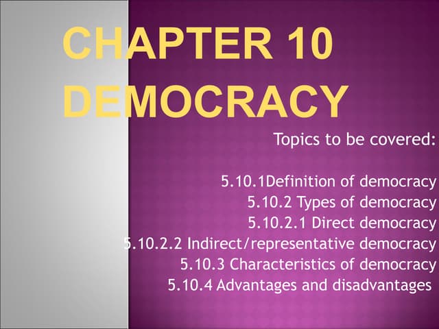 C10 democracy