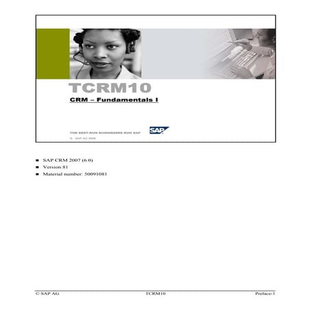 CRM Fundamentals-I