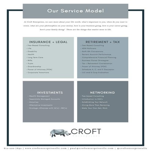 Croft Comprehensive Service Model | PDF