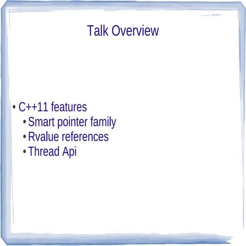 C++11 talk | PPT