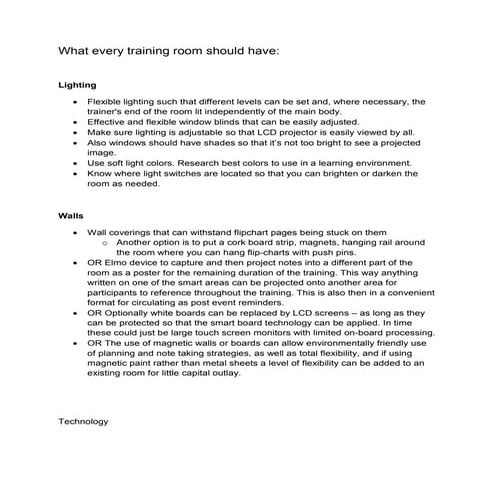 What_every_training_room_should_have