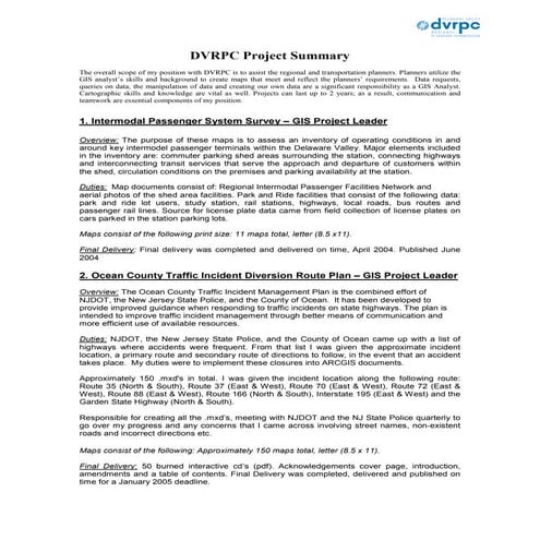 DVRPC_ProjectSummary_2005