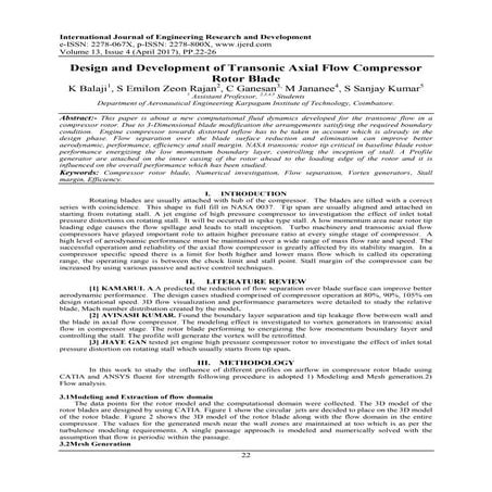 Design and Development of Transonic Axial Flow Compressor Rotor Blade