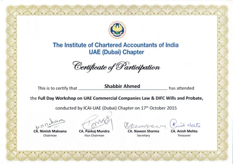 icai-certificate