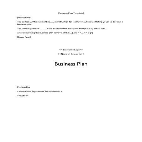 Business Plan_Templete_YMED_English_Kamalendu Das