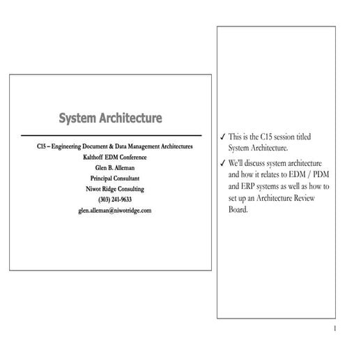 Electronic Document Management Systems Architecture