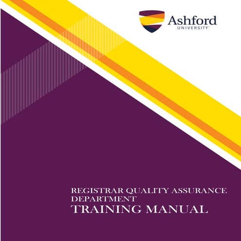 Quality Assurance Training Manual | PDF