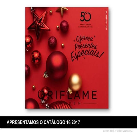 Dicas do Catálogo Oriflame de Natal 2017