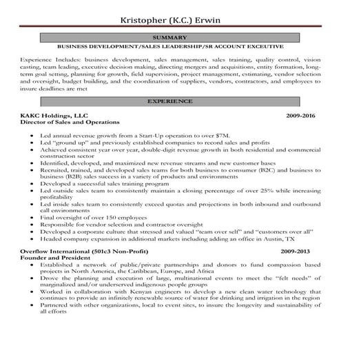 KC Resume 1 | PDF