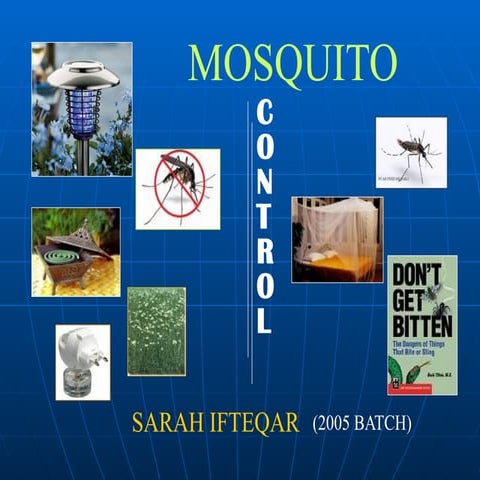Vector control measures | PPTX