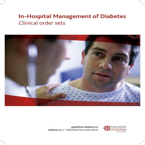 C1 cda in hospital management of diabetes 2015