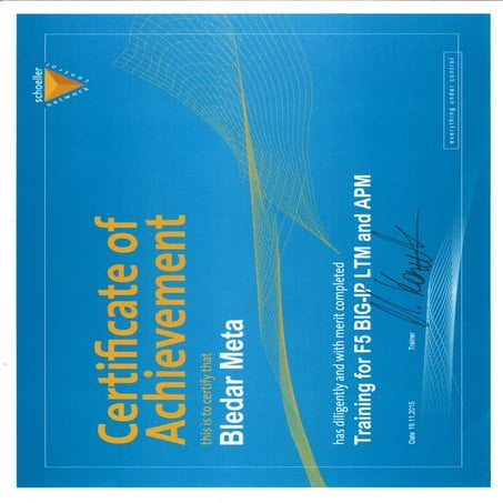 Training for F5 BIG-IP LTM and APM