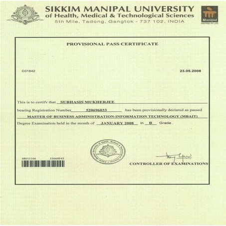PGDCA_Marksheet | PDF