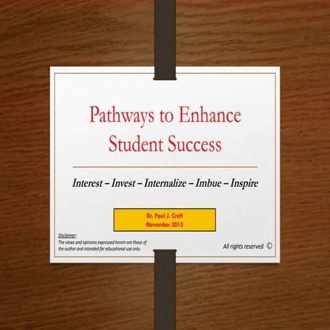 Pathways Student Success Croft-Nov 2015