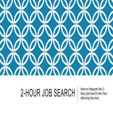 2-Hour Job Search