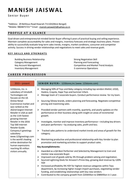 Manish CV