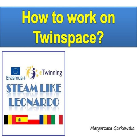C1 How to work on Twinspace