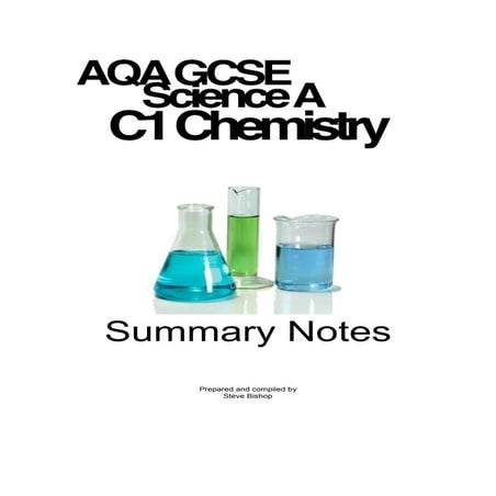 AQA GCSE Science C1 notes