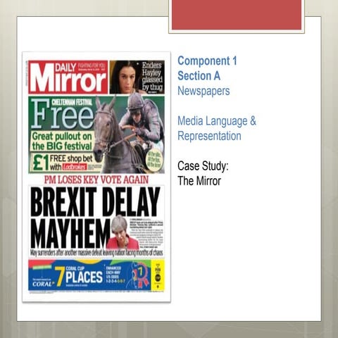 C1SA Newspapers Daily Mirror (2021 onwards) context language representation a...