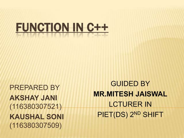 C++ 2