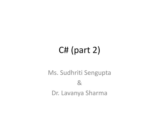 C#2