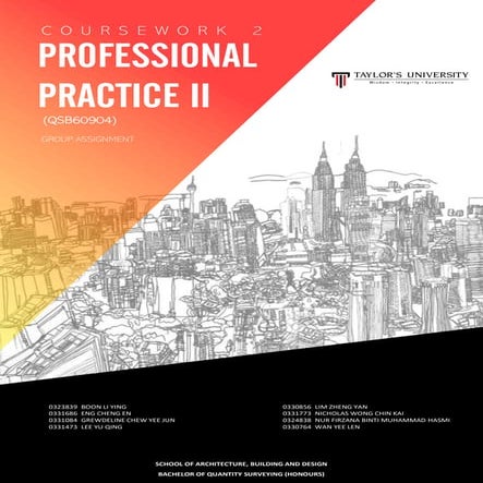Professional Practice II (Group Assignment)