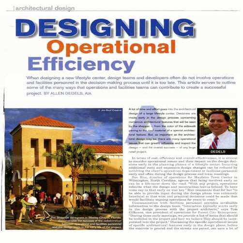 Designing Operational Efficiency