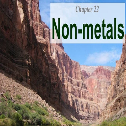 C22 non metals