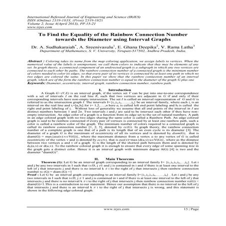 International Refereed Journal of Engineering and Science (IRJES)