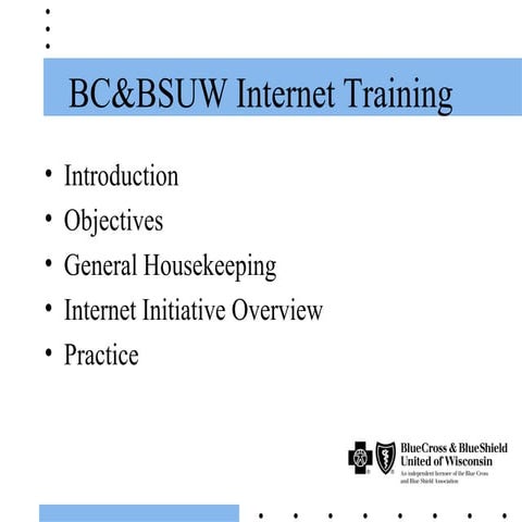 BCBS Internet CSR Training