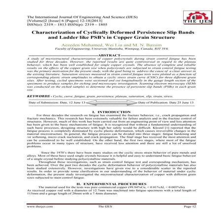The International Journal of Engineering and Science (The IJES) | PDF