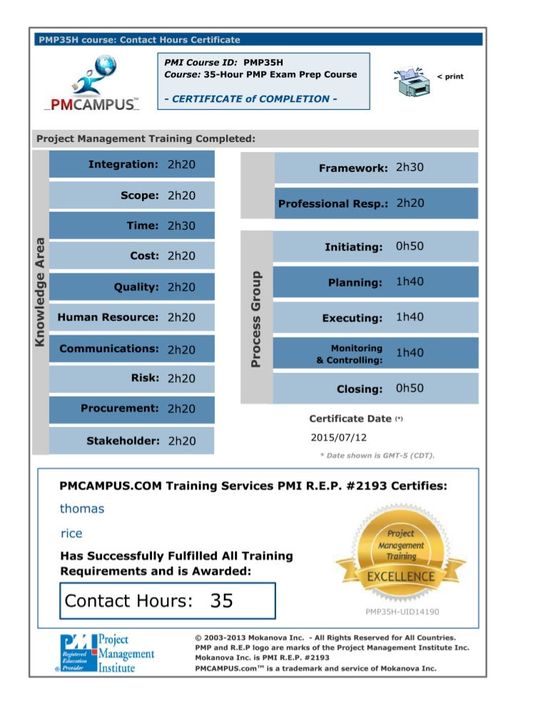 PMP eSim Training Center