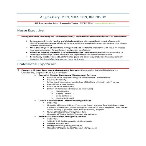 Angela Gary Resume 2016 Revised 