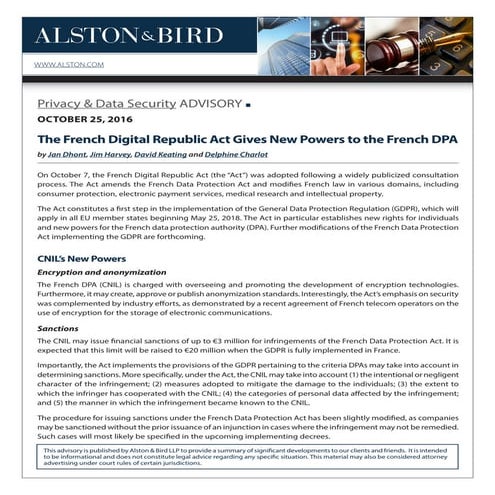 French Digital Republic Act