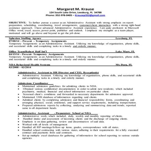 M. Krause - Resume - 07.26.2015
