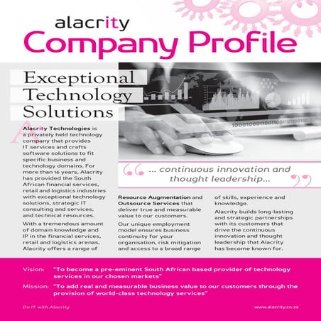 Alacrity Company Profile
