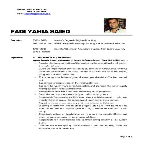 Fadi_Saied CV 2016 | DOCX