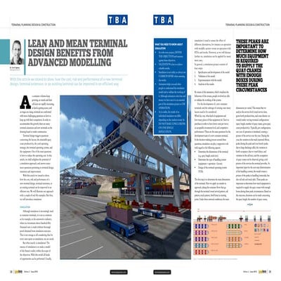 Lean&Mean Terminal Design benefits from advanced modelling (Terminal Operator...