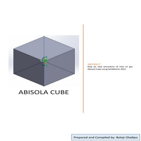 ABISOLA CUBE upload