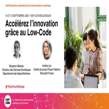 #compublique Accélérer l'innovation grâce au low code