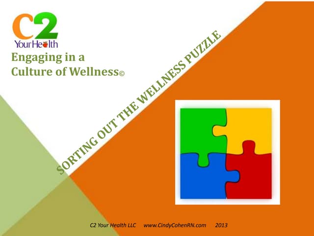 Sorting Out the Wellness Puzzle for...