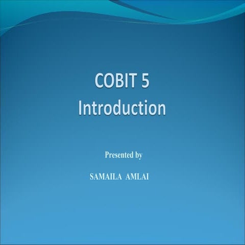 COBIT5-IntroductionS