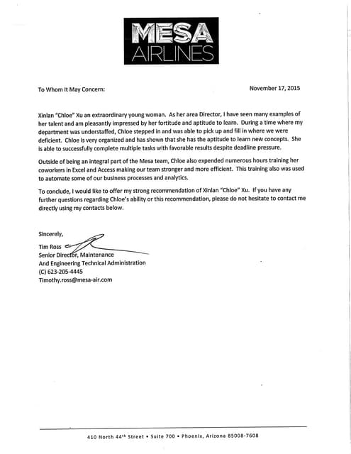 Chef Keith Recommendation Letter | DOCX