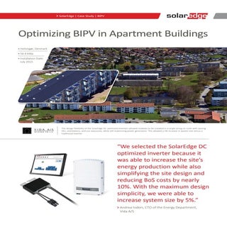 BIPV in Apartment Buildings - Denmark
